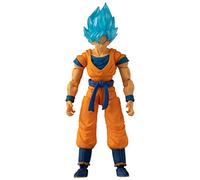 BANDAI Dragon Ball Evolve - Figura de Acción Goku Super Saiyan Blue de 12 cm, Articulada, Juguete Coleccionable para Niños y Fans