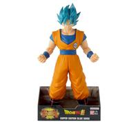 BANDAI - Dragon Ball - Mega Figura de Acción Super Saiyan Blue Goku - Inspirada en la Serie de TV Dragon - Articulada y Multicolor - Modelo 38772