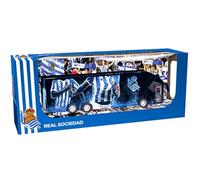 BANDAI Eleven Force Figura Bus Real Sociedad. Vehículo a Escala Coleccionable para Exhibición, Regalo Óptimo para Niños y Adultos Fans De Fútbol EF16225.