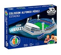 Bandai Eleven Force Puzzle 3D Estadio Coliseum Alfonso Pérez (Getafe CF) con Luz. Maqueta Coleccionable Detallada, Regalo óptimo para Fans del fútbol EF15303.