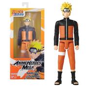Figura articolata grande - BANDAI - Anime Heroes - Naruto Shippuden - Anime Heroes Mega Figure 30 cm - Naruto Uzumaki