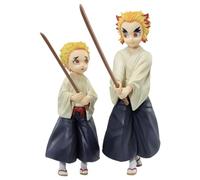 BANDAI Figura de Ichibansho - Demon Slayer - Kyojuro Rengoku y Senjuro Rengoku (lazos inmortales), estatua coleccionable de espíritus