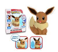 Bandai - Figura electrónica interactiva con sensores táctiles Que Habla y se Mueve WT98136 Pokémon My Partner Evoli
