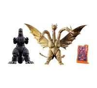 BANDAI Godzilla - Figura de acción Godzilla (1991) VS King Ghidorah (1991), juego de 2 figuras de acción con accesorios de batalla, juego coleccionable en caja de embalaje para fans y coleccionistas