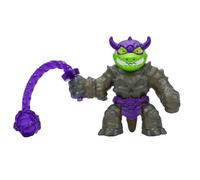 BANDAI - Goo Jit Zu Stretch Strikers Deluxe Pack Rock Jaw - CO42932 - Figura elástica con luz, sonido y brazo de golpeo, edición especial con efectos interactivos juguete ideal para niños desde 4 años