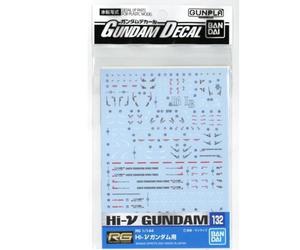BANDAI Gundam - Calcomanía n.º 132 RG 1/144 Hi-Nu Gundam