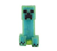 BANDAI - Heroes de Goo JIT Zu Figura de Accion - Universo Minecraft - Creeper Azul, ¡Estruja y Aplasta! Multicolor CO43116