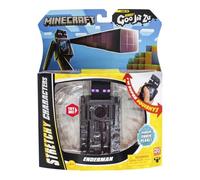 Bandai, Heroes de Goo JIT Zu Figura de Accion, Universo Minecraft, Enderman, Estruja y Aplasta Multicolor CO42766