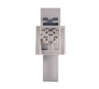 BANDAI - Heroes de Goo JIT Zu Figura de Accion - Universo Minecraft - Skeleton, ¡Estruja y Aplasta! Multicolor CO43115