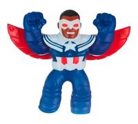 BANDAI - Heroes of Goo JIT Zu Figura de Acción Capitán América CO41371 Multicolor Lucha Épica con Héroes Flexibles y Divertidos de Goo JIT Zu en Aventuras Alucinantes