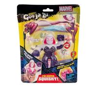 BANDAI - Heroes of Goo JIT Zu Figura de Acción Ghost Spider - Marvel CO41493 Multicolor - Lucha con Goo JIT Zu: Flexibilidad y Emoción en Cada Batalla