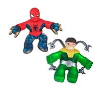 Bandai - Heroes of Goo JIT Zu - Figura de Acción Marvel - Pack DE 2 Spiderman VS DR Octopus Multicolor CO41378