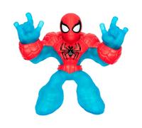 BANDAI Heroes of Goo JIT Zu Figura de Accion - Universo Marvel - Spiderman Tu heroe Favorito Brilla en la Oscuridad, ¡Estruja y Estira! Multicolor CO42713