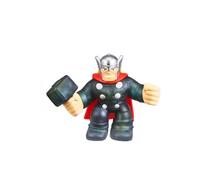 BANDAI Heroes of Goo JIT Zu Marvel Figura de Acción - Thor, el Dios del Trueno con Martillo Mjolnir, Fuerza elástica ¡Apriétalo y desata su Poder asgardiano! CO42656