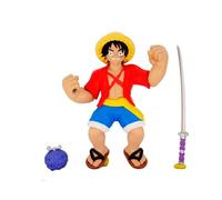 Heroes of Goo Jit Zu BANDAI Supagoo Luffy Figura de Acción Extra Grande - El capitán de One Piece con Poderes Gomu Gomu ¡Estíralo como Nunca Antes y Conquista los Mares! CO42939