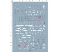 Bandai Hobby GD-101 RG Zeta Gundam Bandai Calcoman a (Bolsa/6)