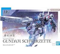 BANDAI Hobby HG 1/144 Gundam Schwarzette - Model Kit Gunpla de Gundam The Witch from Mercury - Maqueta de Plástico a Escala 1:144 - Figura de Acción Articulada con Gran Espada - Construcción Sencilla