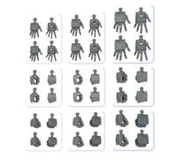 Bandai Juego de piezas GUNDAM GUNPLA 03 (borde de manos construidas)