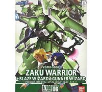 Bandai Hobby - Maquette Gundam - 06 Zaku Warrior + Blaze Wizard & Gunner Wizard Gunpla NG 1/100 18cm - 4573102661531