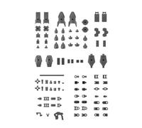 Bandai Hobby - Misiones 30 minutos - #28 Option Parts Set 15 (Multi Vernier/Multi-Junt) 30 MM 1/144 Maqueta Kit