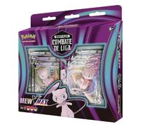 BANDAI - Juego de Cartas Pokémon TCG: Baraja Combate de Liga Mew VMAX Espada y Escudo - PC50334 Multicolor - Únete a Mew VMAX y despacha a Tus rivales con la Fuerza del Golpe Fusión - Español