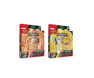 BANDAI Juego de Cartas Pokémon TCG: Baraja de Combate Deluxe Ninetales Varios Modelos (Español), Atrévete a Dominar el Juego de Cartas Pokémon: Duelos Electrizantes, PC50466 Multicolor