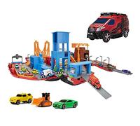 Bandai JW0042 Micro Machines Super Van City transformable en un Play World-3 vehículos exclusivos incluidos-JW0042