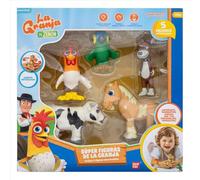 Bandai - La Granja de Zenón - Pack 5 Super Figuras La Granja De Zenón AR85500 Multicolor Explora el Mundo con el Pack de Super Figuras de Zenón, Diversión Total.