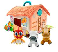 BANDAI La Granja De Zenón Primera Musical, Divertida y educativa Granja interactiva Multicolor AR85000