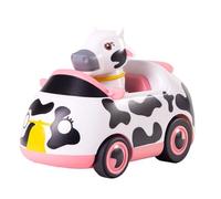 BANDAI La Granja De Zenón Vehículos de Juguete A Rodar Vaca Lola, 12 cm, Educativo y Divertido para Niños, Promueve la Imaginación y el Juego Creativo, Materiales de Calidad y Diseño Duradero