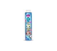 BANDAI Littlest Pet Shop, Set de 3 Mascotas LPS City Vibe, Cabezas móviles, Generación 7, Mascotas del #35 al #42, para Niños de 4 años +, BF00551 Multicolor