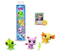 BANDAI Littlest Pet Shop, Set de 3 Mascotas LPS Wild Vibe, Cabezas móviles, Generación 7, Mascotas del #35 al #42, para Niños de 4 años +, BF00557 Multicolor