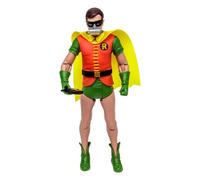 BANDAI - McFarlane Figura de Acción DC Retro Batman 66, Robin con máscara de oxigeno, Multicolor, TM15063