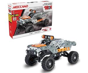 BANDAI Mecano 4x4 de Carreras 10 en 1 - Kit de construcción 10 Modelos - 225 Piezas, Herramientas, Instrucciones - Kit de Actividades Modelo vehículos de Carreras - Juguete Infantil 8+ - APM11115