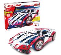 Bandai Meccano Supercar 25 en 1 - Estuche de construcción 25 Modelos - 347 Piezas Incluyendo Motor de 6 voltios, LED, Herramientas, Instrucciones - Kit Actividad Montaje Supercoche, Juguete Infantil