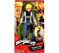 Bandai Milagrosos Lentejuela Moda Flip Adrien A Cat Noir 26cm Articulado Juguete