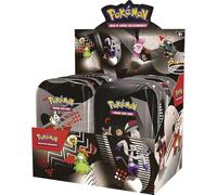BANDAI - Mini Lata Pokemon Pokemon TCG Escarlata y Púrpura: Fulgor Negro y Llama Blanca - Colecciona y Juega con Tus Cartas favoritas - PC10044
