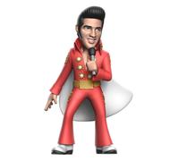 Bandai - minix figura de colección 12cm - elvis traje rojo - coleccio