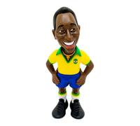 BANDAI - Minix Figura de colección 12cm - Pelé Brasil - Coleccionables para Exhibición - Idea de Regalo - Juguetes para Niños Y Adultos - Fans De Fútbol (MN18024)