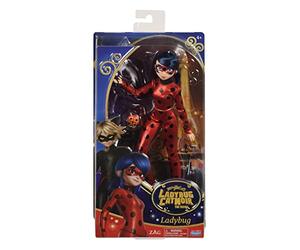BANDAI - Miraculous Ladybug & Cat Noir La Película - Muñeca - Ladybug - Muñeca articulada 26 cm