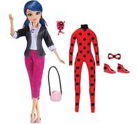 Bandai - Miraculous Ladybug - Muñeca fashion de 26 cm y sus dos conjuntos