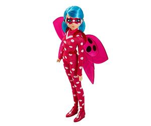 BANDAI - Miraculous Ladybug y Cat Noir - Muñeca - Cosmobug - Muñeca articulada 26 cm - P50017, Color