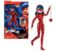 BANDAI - Miraculous Ladybug y Cat Noir - Muñeca - Ladybug (luces y sonidos) - Muñeca articulada