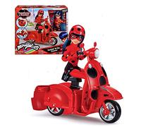 BANDAI - Miraculous Ladybug y Cat Noir - Scooter y Muñeca - Mariette - Muñeca articulada