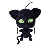 Bandai Miraculous: Las Aventuras de Ladybug - Peluche kwami de Cat Noir, Plagg, de 15 cm P50692