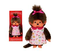 Bandai Monchhichi Peluche Pop & Candy - Peluche icónico de los años 80 - Peluche Suave 20 cm para niños y Adultos - SE233861