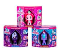BANDAI, Muñeco Crystalverse Classic Apollo, Multicolor CU49507 Decora tu Unicornio con Cristales de Colores
