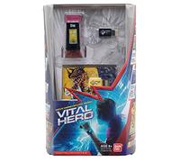 Bandai Namco - Digimon - Vital Hero Rastreador de fitness interactivo/reloj digital/mascota virtual (rojo)