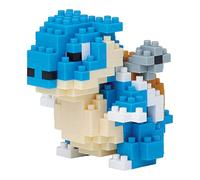 Bandai - Nanoblock - Blastoise - Pokémon - NBPM019 - Multicolor, Construye al poderoso Blastoise con Bloques en Miniatura, Un Reto óptimo para Fans de Pokémon y coleccionistas de Figuras