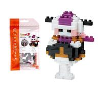 Bandai - Nanoblock Freeza, Kit 3D detallado de Micro Bloques, maqueta en Miniatura para Fans de Dragon Ball - NBDB009